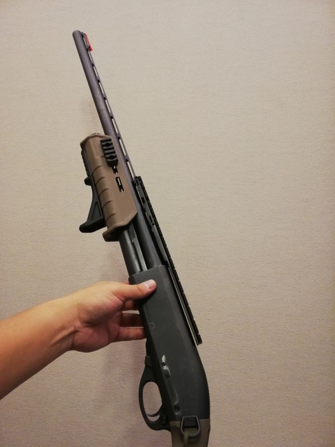 M870 リブ銃身 後付けカンチレバー仕様に : オフロードハンターの日記