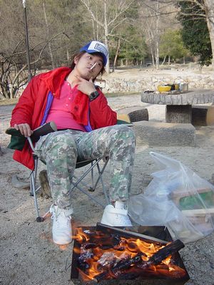 焚き火