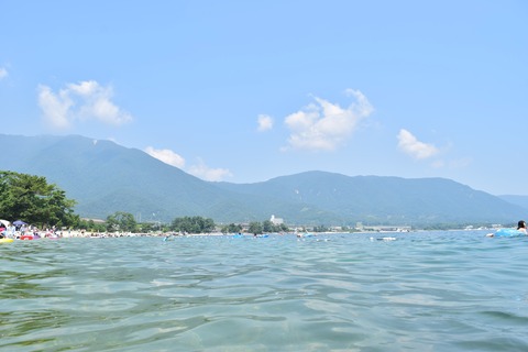 琵琶湖 風景 夏 水