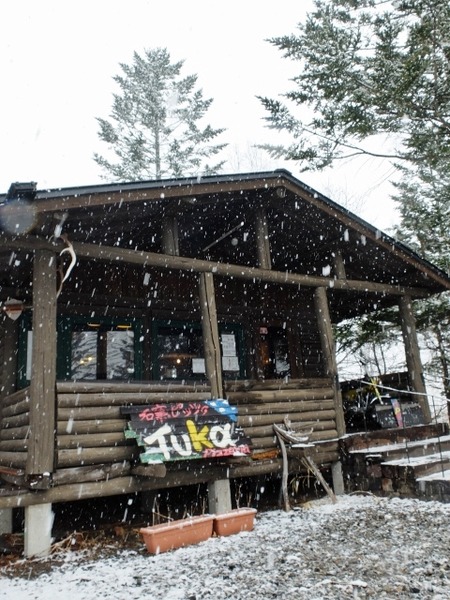 雪が激しくなってきました。