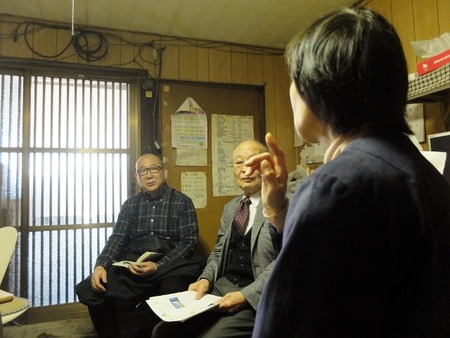 社長さんからお話を伺いました。