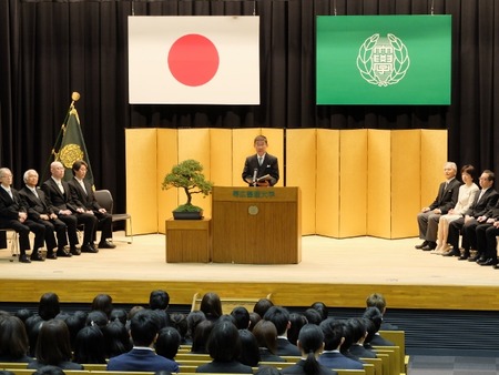 学長からあいさつ