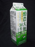 東海牛乳「酪農大地3.6牛乳」09年2月