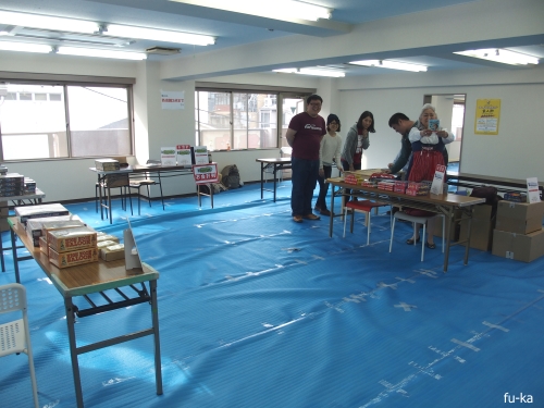 会場内