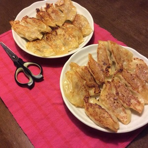 餃子・餃子のタネ・手作り・餃子の皮その1