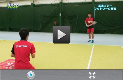 基本プレー フットワーク練習