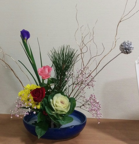 正月花完成