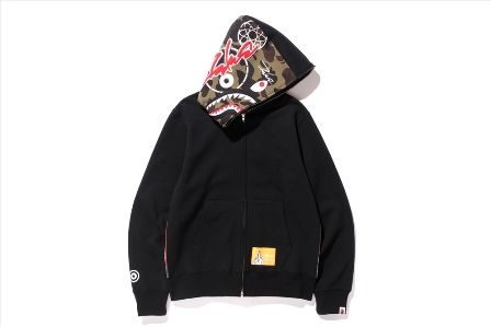 bape futura shark hoodie