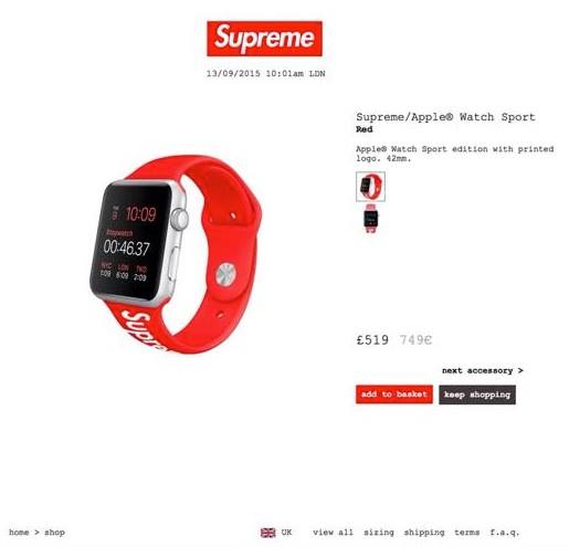 Supreme X Louis Vuitton Apple Watch Band | Confederated Tribes of the Umatilla Indian Reservation