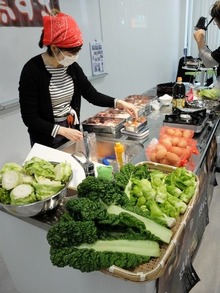 古賀産の野菜とたまごをご用意