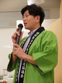 農事組合法人福栄組合の今泉さんがご挨拶