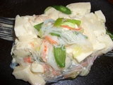 かにあんかけ豆腐