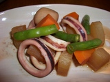 いかと野菜の煮物