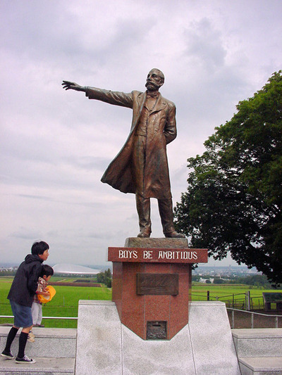 クラーク博士銅像ミニチュアフィギュア￼少年よ。大志を抱けボーイズビーアンビシャス クラーク博士銅像ミニチュアフィギュア￼少年よ。大志を抱け