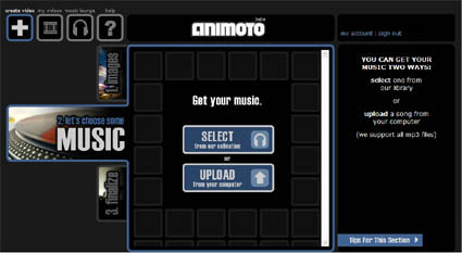 animoto2music