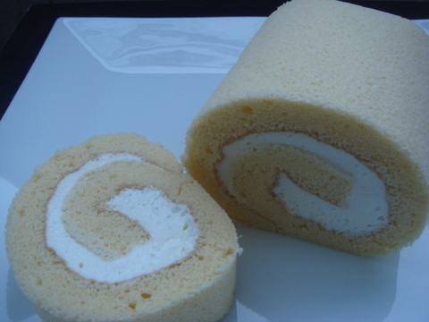 ロールケーキ断面