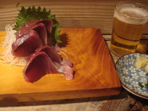 春 かつお刺し