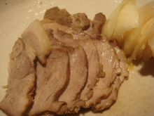 蒸し豚UP