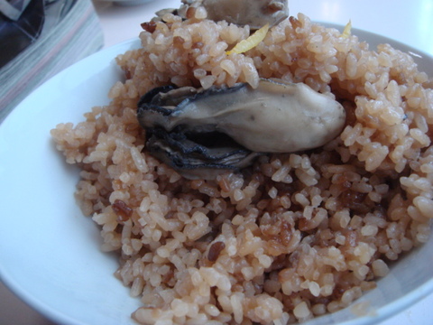 かき under the rice