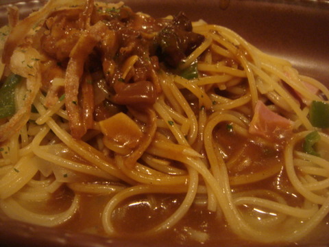 喜楽亭 スパゲティカレー