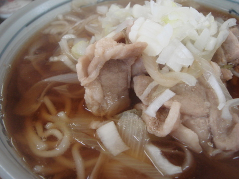 ねぎどん ねぎ肉細うどん アップ