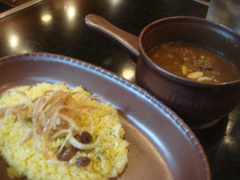 ビストロ喜楽亭 挽肉の野菜カレー