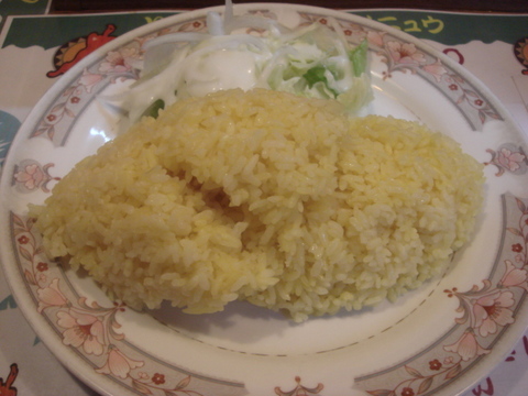とんがらし ライス大盛