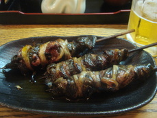 池袋カブト ひれ焼き2 きも焼き