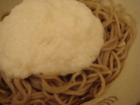 そばよし とろろそば アップ