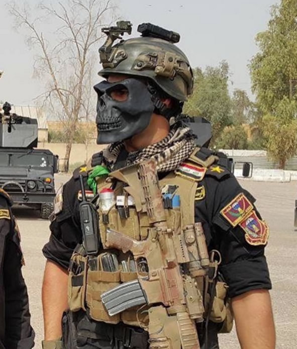 イスラム国を狩るイラク軍特殊部隊「黄金師団」、髑髏のマスク、黒色のハンヴィーを乗り回す死の部隊