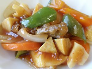 酢豚の味付け