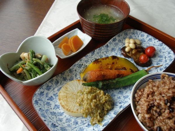 蒸し野菜のオイル焼き090903