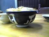 日正カレー:?丼の日正の文字100721