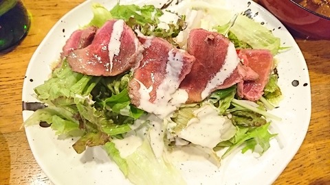 奈可川:①サラダ680円180720