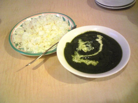 アジアン料理サヘラ:?ほうれん草チーズカレー890全100702