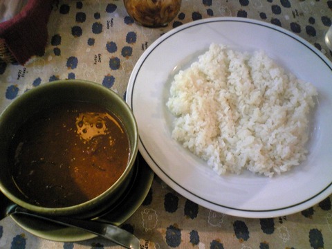 山猫軒:?インド風カレー890円全景100724