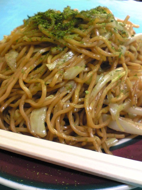 花家:?焼きそば大盛450円拡大100802