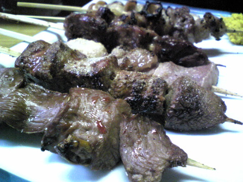 居酒屋太助:⑤もつ焼き各70円101102