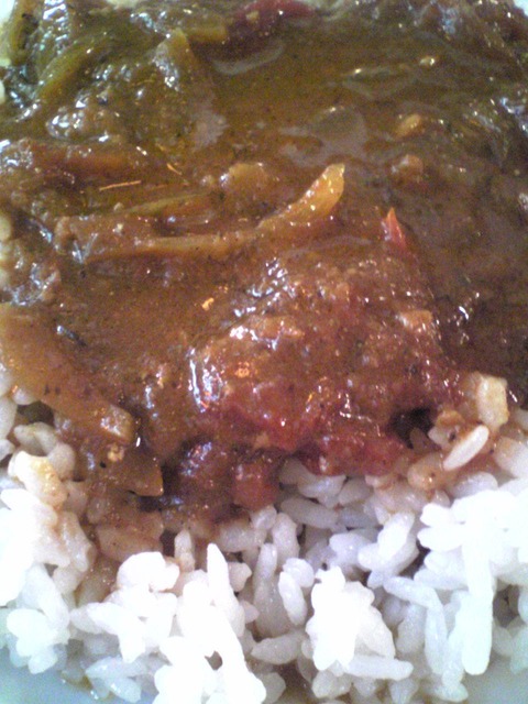 山猫軒:?インド風カレーをご飯に掛けて拡大100724