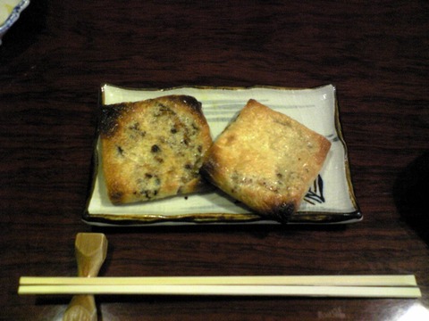 手打蕎麦朴仙:③きつねの葱味噌焼き500全景101002