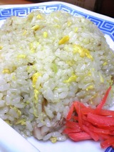 竹葉軒:?半チャーハンラーメンセット700半チャーハン拡大100625
