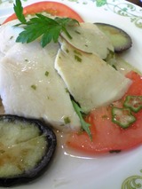 神谷バー:?鶏肉の梅肉ソース610円拡大100620