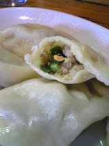 哈爾濱餃子:?三鮮水餃子480円断面100615
