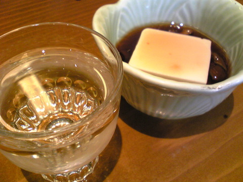 魚菜:④伯楽星1350円とお通し101107