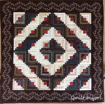 ログキャビンのタペストリー2枚完成&むっちり詰まった袋