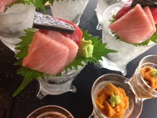 まぐろ、うに