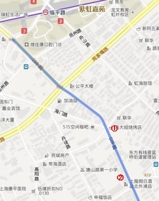 上海置屋地図(公平路)