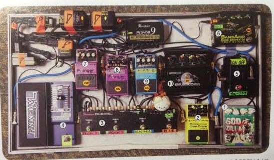 赤い公園】藤本ひかり使用エフェクター : エフェクターまとめ