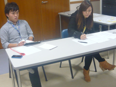 圧迫面接の様子