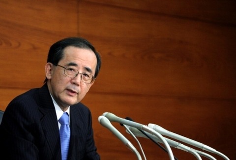 日本デフレ化計画の首謀者白川元日銀総裁